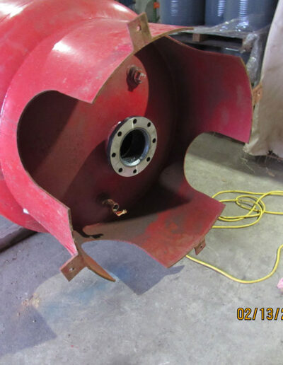 Fire Suppression System Lower Flange Replacement